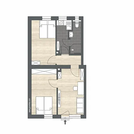 3-Zimmer-Apartment In Einer Ruhigen Seitenstrasse Im Nuernberg Nord Exterior foto